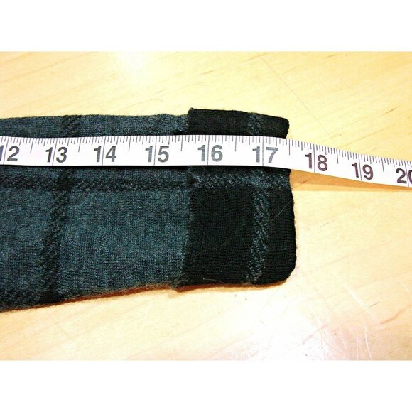 Tahari Womens Gray Black Striped Extrafine Merino Wool Tunic Sweater Size Small - Picture 7 of 12